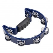Half Moon Tambourine Black
